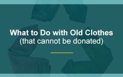 What to do with old clothes? Donate, Recycle, Swap & More